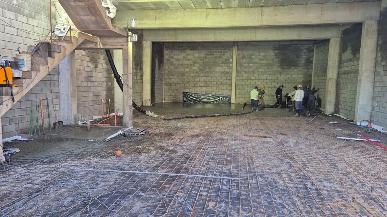 Obra en construcción de MR Ingeniería Estructural